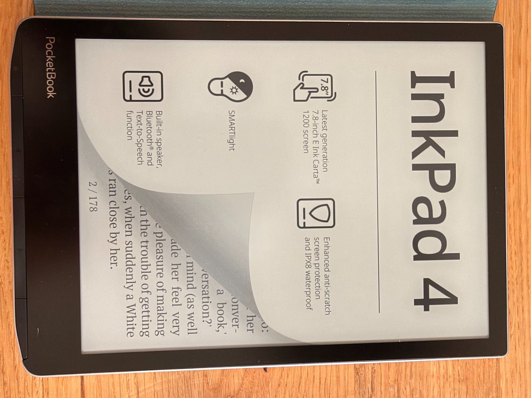 PocketBook Tablet PC: Pocketbook Inkpad 4 mit Hülle – Gebraucht aus Bern von gsx-trade 2