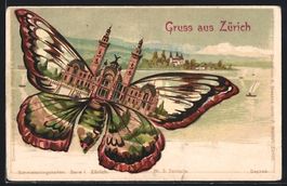 Litho Zürich, Tonhalle, Schmetterlingsk