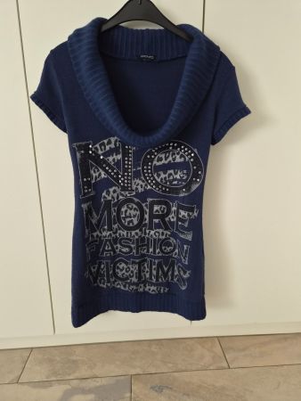 Long-Shirt dunkelblau, Strick, Grösse S von Pronto