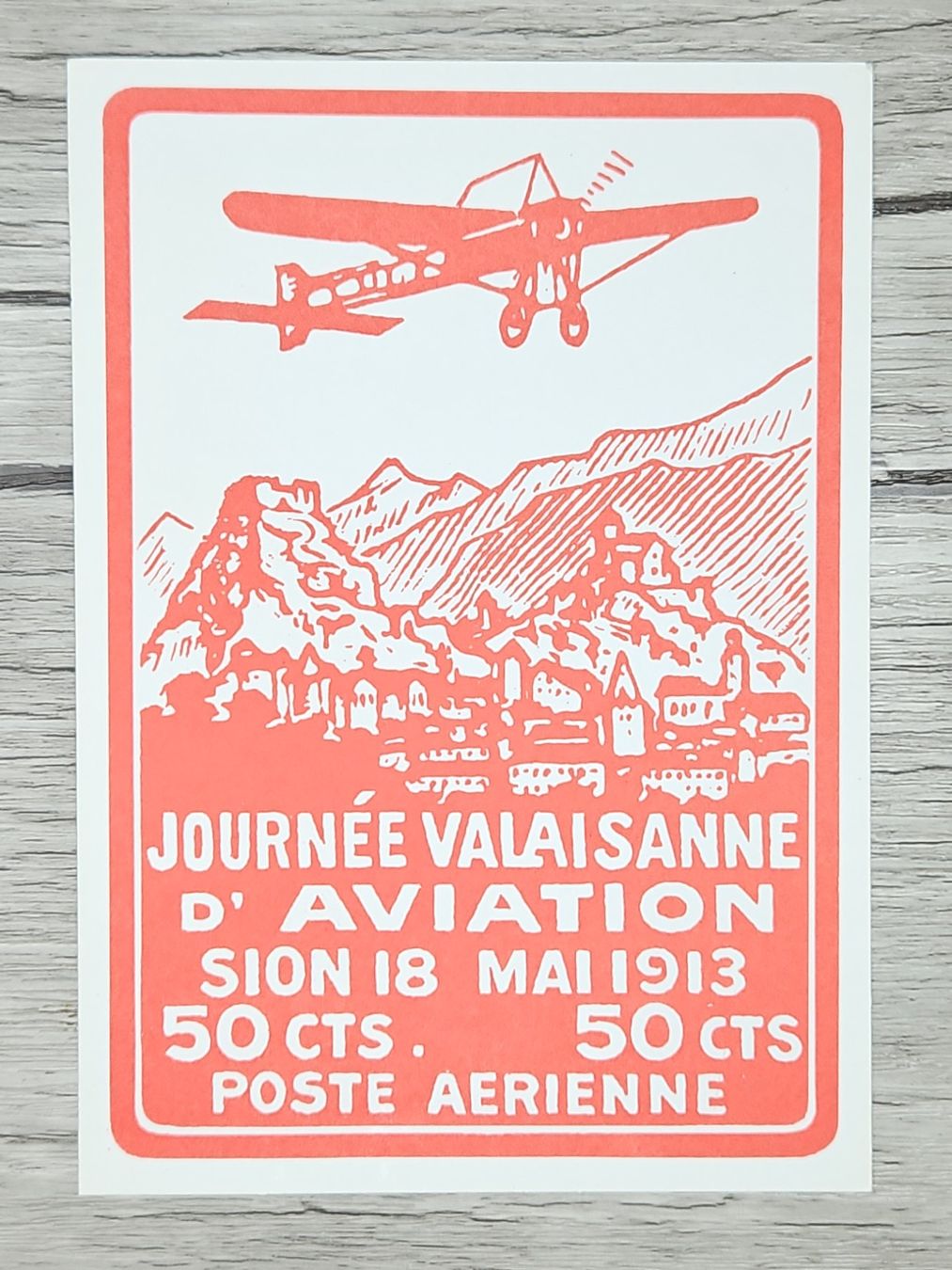 Tutti i francobolli: CL12 Carte Postale + Timbre Suisse 1982 Thème Aviation – Usato da Cousset venduto da Patrick_Collections 1