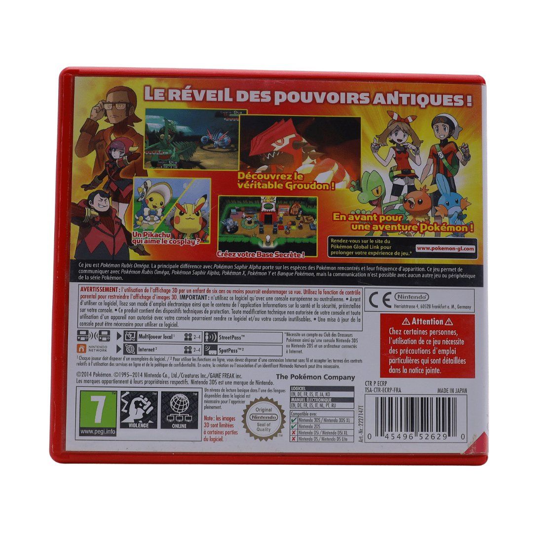 Jeux: Pokemon Omega Ruby - 3DS – D'occasion à Paudex par dindeboy 2