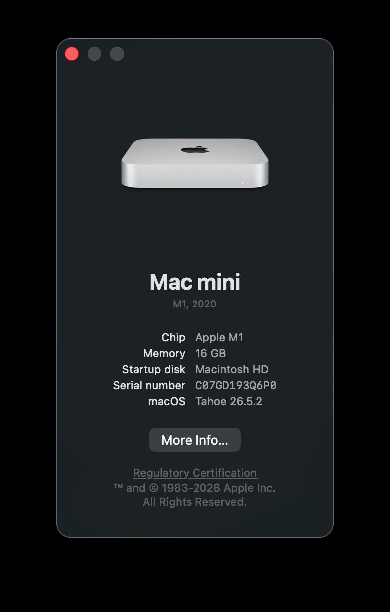 Apple PCs: Mac Mini m1 16Gb RAM 512GB SSD – Gebraucht aus Gland von antoine42 3