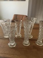 Kristall Vasen Set 6 Stk. Versand