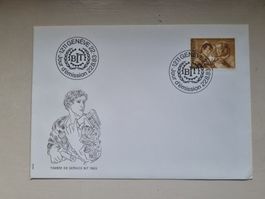 Enveloppe Timbre Service BIT 1983 Genève 22.8.83