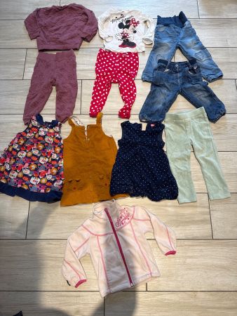 Herbst Set Mäddchen Gr 80, 86 und 92, 11 teilig