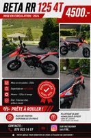 Moto Beta RR 125 Supermotard rouge bon état (contactez avant