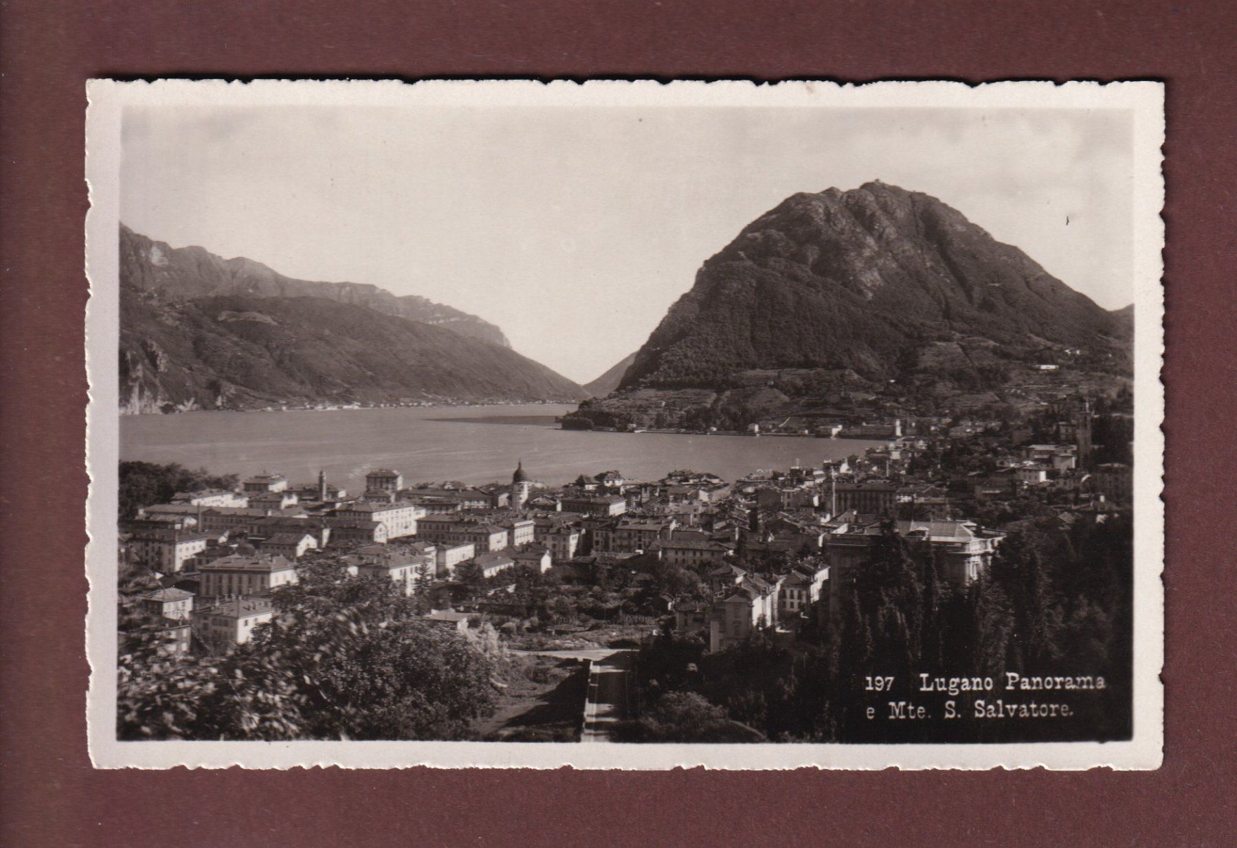 Ansichtskarten: LUGANO - San Salvatore – Gebraucht aus Pully von nicecards