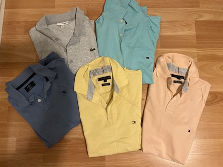 Polo Shirt Bundle: Lacoste, Tommy Hilfiger - S