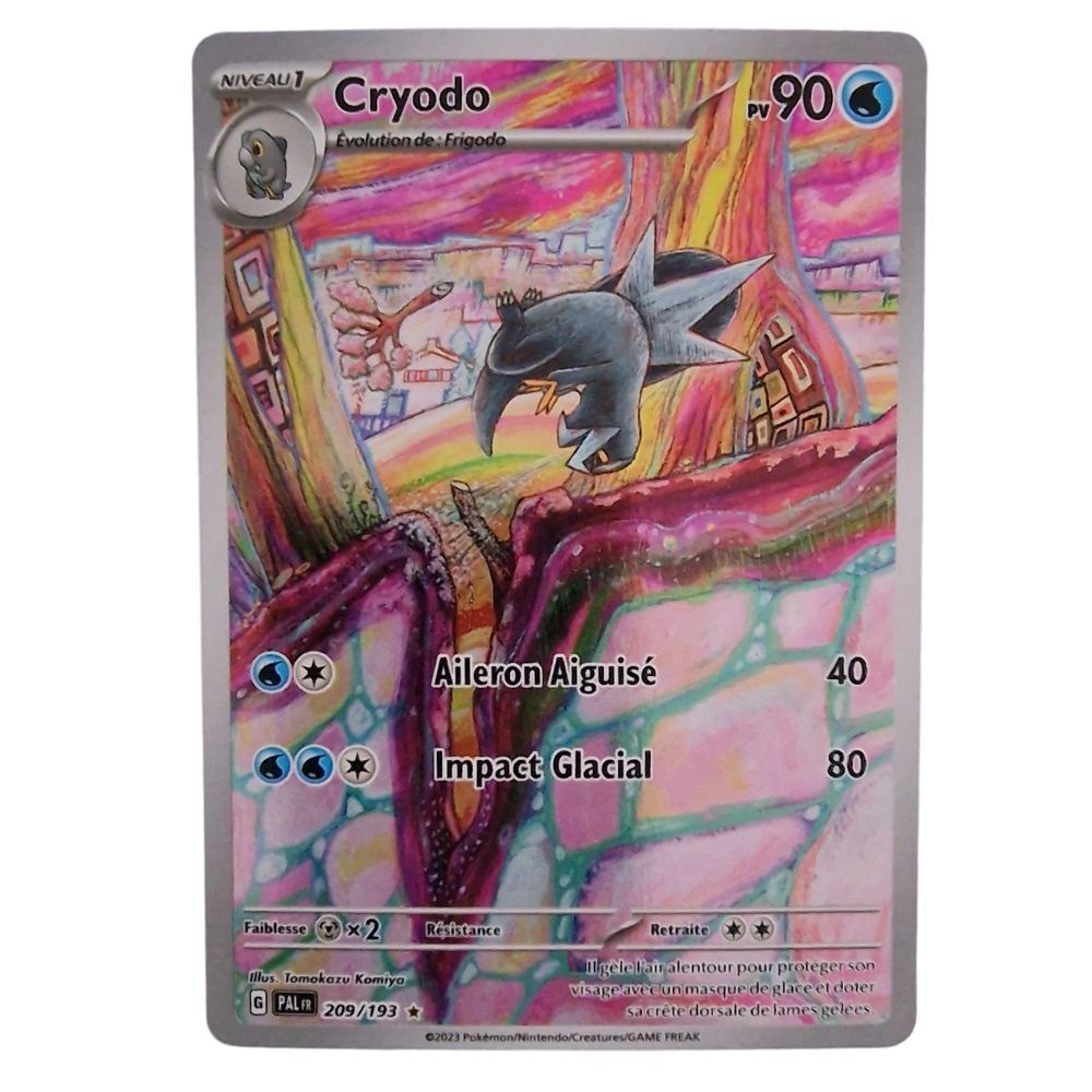 Pokémon Carte collezionabili: Cryodo Secret Rare Paldea Evolved POkemon Card FR – Usato da Genève venduto da Cardtreasure
