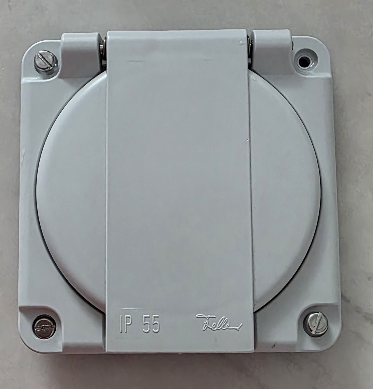 Feller Spine: IP 55 Deckel mit Feller klappdeckel  – Usato da Niederuzwil venduto da 262305
