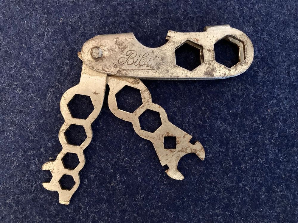 Ancienne Clé Multifonction LILOR PARIS Pour Vélo – Outils Cycliste 1900, France