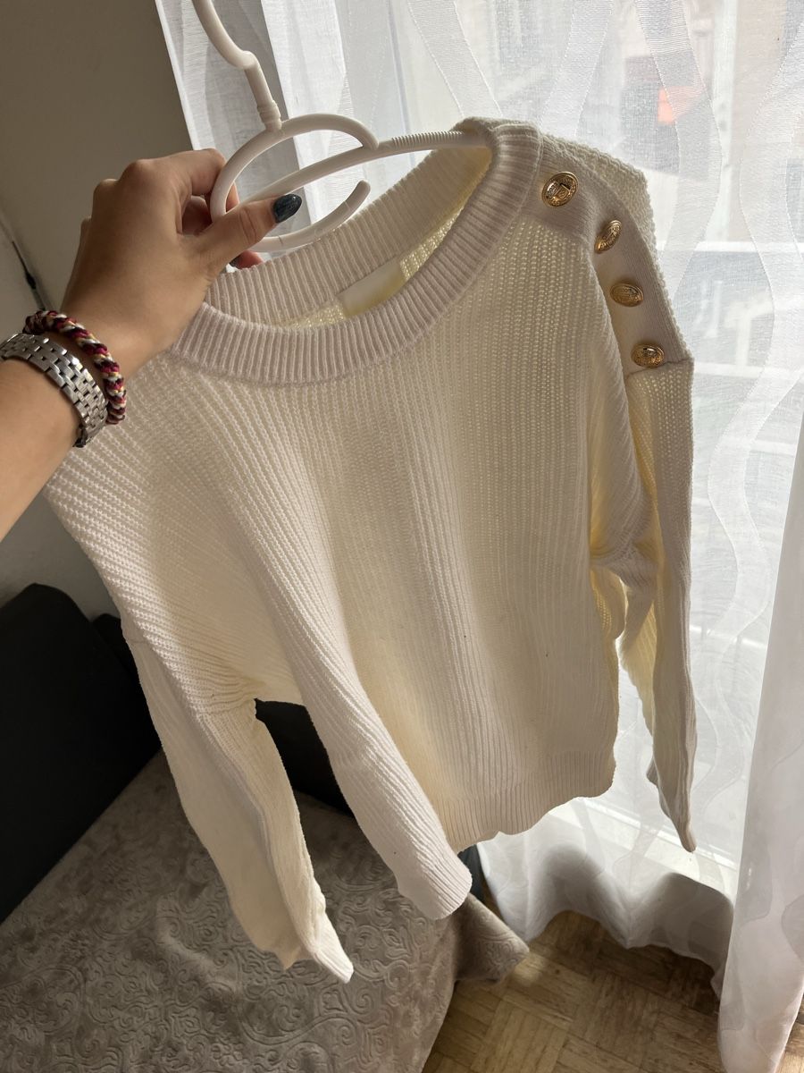 H&M Maglioni & Felpe: Pull blanc – Nuovo (secondo la descrizione) da Genève venduto da soraia.simao