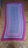 Grand foulard à motifs pink neuf/Großer Schal rosa gemustert