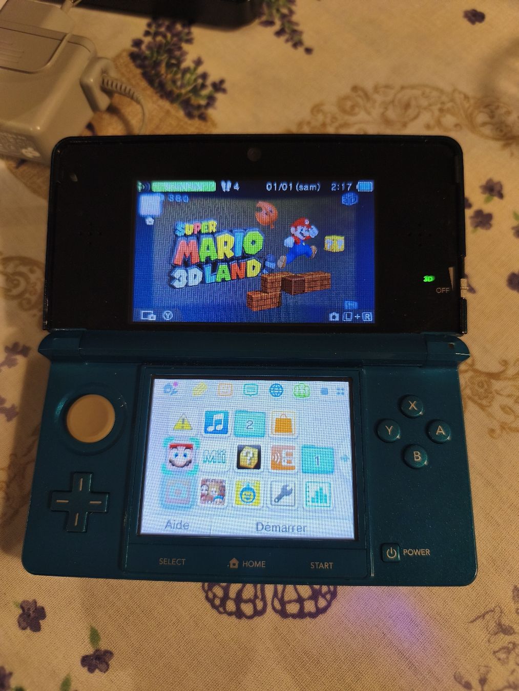 Nintendo Konsolen: Console Nintendo 3DS bleu avec chargeur état correct – Gebraucht aus Orbe von don_ym8h