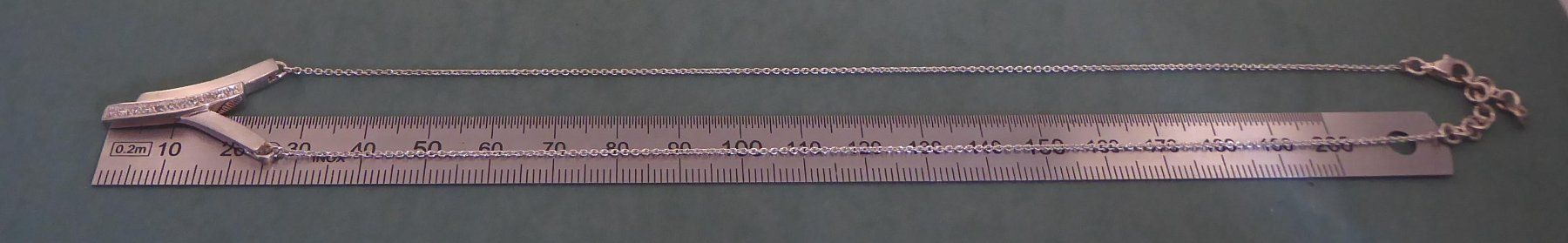 Ketten: Kette 925 Silber mit synthetischen Steinchen – Gebraucht aus Muri AG von silvermouse007 2