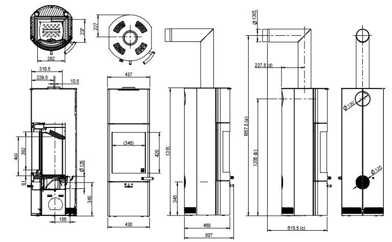 Schwedenöfen: Austroflamm Tower Xtra 2.0 – Neu (gemäss Beschreibung) aus Ruswil von inf_7rxw 1