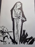 MAX HUNZIKER (LITHOGRAPHIE)  SIGNIERT MIT WIDMUNG
