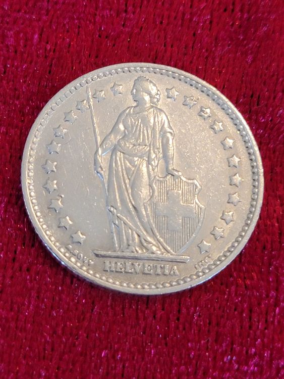 Tutti le monete: 1 Franken 1955 selten! – Usato da Neuenkirch venduto da majortom30 1