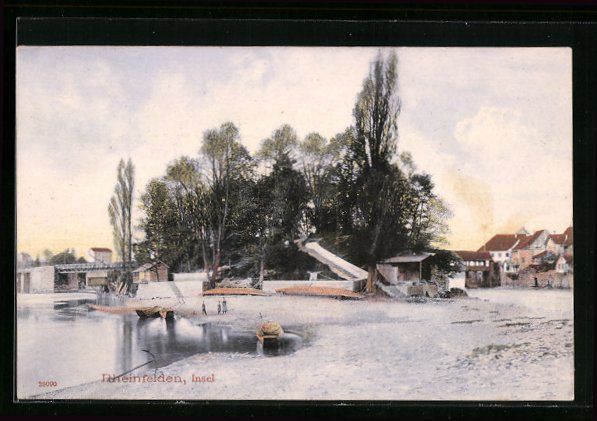 Cartoline postali: AK Rheinfelden, Insel, 1905 – Usato da Berlin venduto da bartko-reher