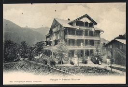 Wengen, Pension Montana mit kleiner Grup