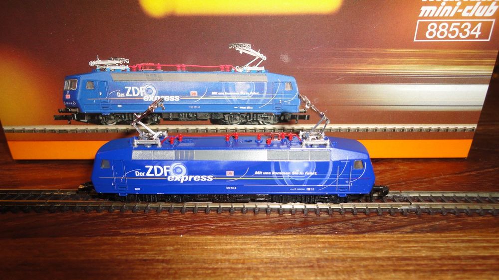 Locomotive électrique Marklin Z BR 120 - Ref 88534 - Occasion Peu Utilisée - état Comme Neuve