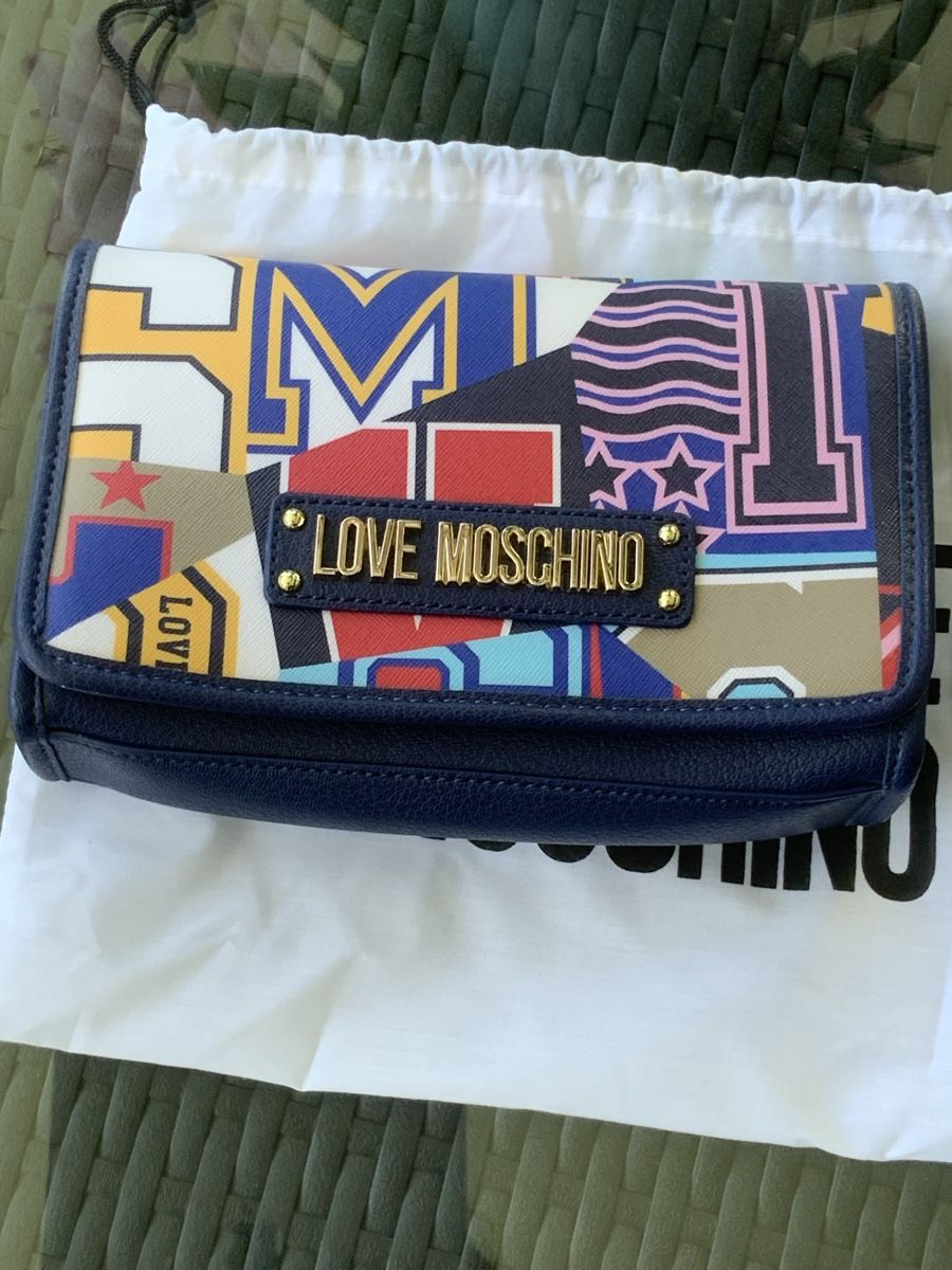 Moschino Borse da donna: Love Moschino Tasche, bunte Patchwork Optik, neu, mit Staubb – Nuovo e nell'imballaggio originale da Rafz venduto da henfrei24 3