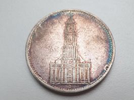 🇩🇪 5 Reichsmark 1934 *D* (rarer) : Potsdam Church