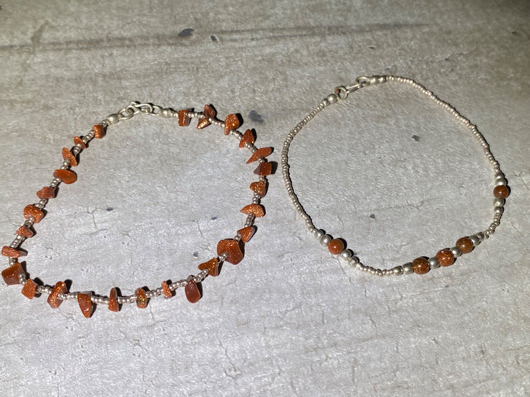 Bracciali & Braccialetti: feine Edelstein Silber Armbänder mit Sandstein – Nuovo e nell'imballaggio originale da Laax venduto da kri_95f5 1