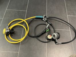 Mares Ruby/Abyss Atemregler-Set mit Octopus und Messer