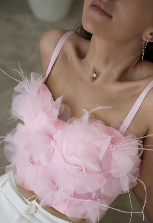 Corset rose clair - taille S 