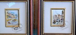 2 Wandbild "Lamina Argento 925" SILBERFOLIE Originalverpackt