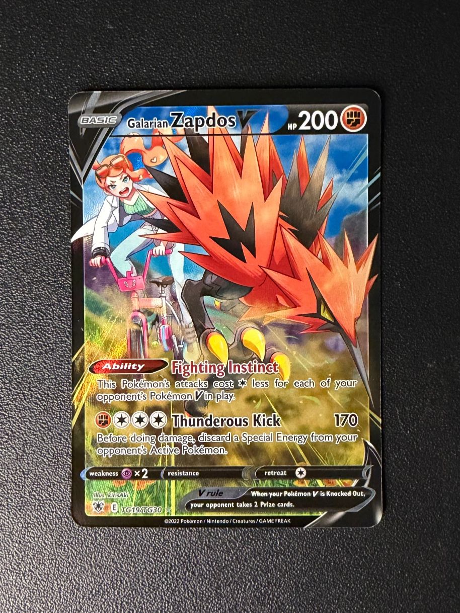 Pokémon Carte collezionabili: Galarian Zapdos V #TG19/TG30 – Nuovo (secondo la descrizione) da Niedergösgen venduto da SwissPokeCards