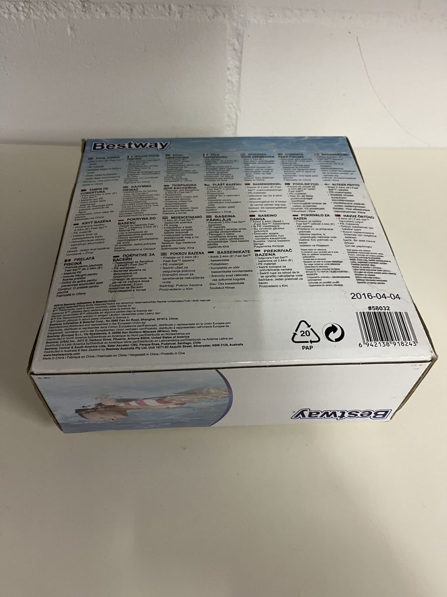 Bestway Piscine: Bestway Pool-Abdeckung, Ø2.44m, neu – Nuovo e nell'imballaggio originale da Zürich venduto da guti82 1