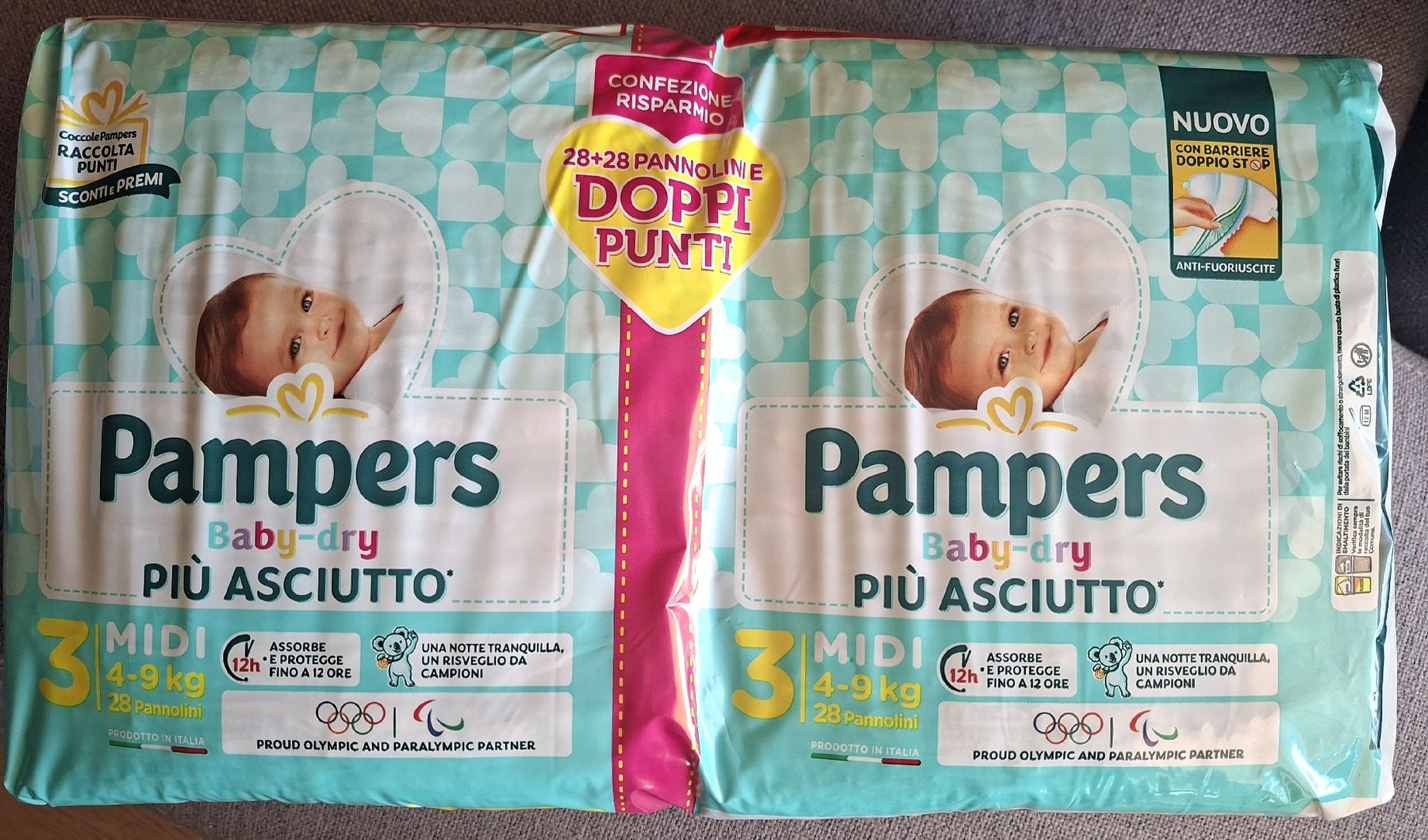 Pampers Secchi per pannolini & Pannolini: Pampers taille 3 - 112 couches – Nuovo e nell'imballaggio originale da Crissier venduto da Licorne1234