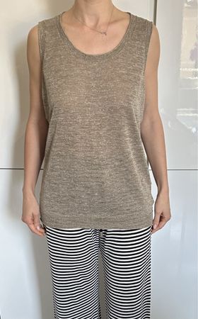 Top in misto lino