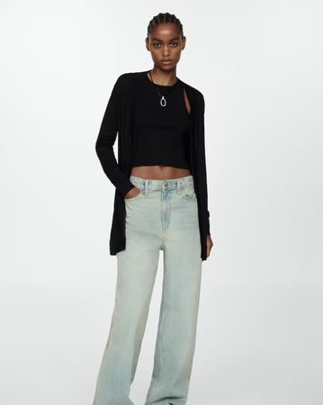 🤩MANGO NEUE KOLLEKTION CARDIGAN SCHWARZ 20.- ANSTATT 40.-
