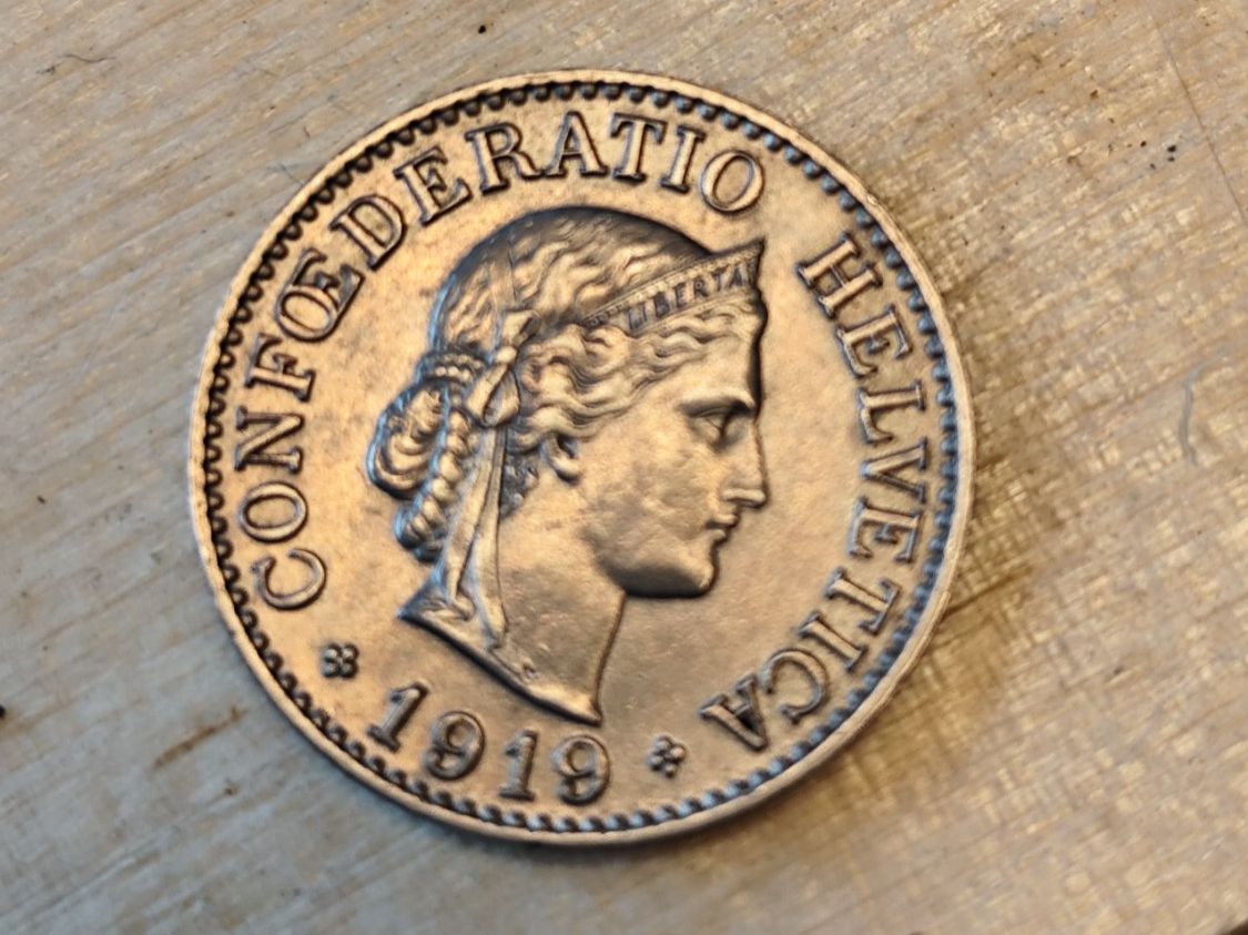 Tutti le monete: ==> 10Rp 1919 vz+  <== – Usato da Bern venduto da b.man_is_back