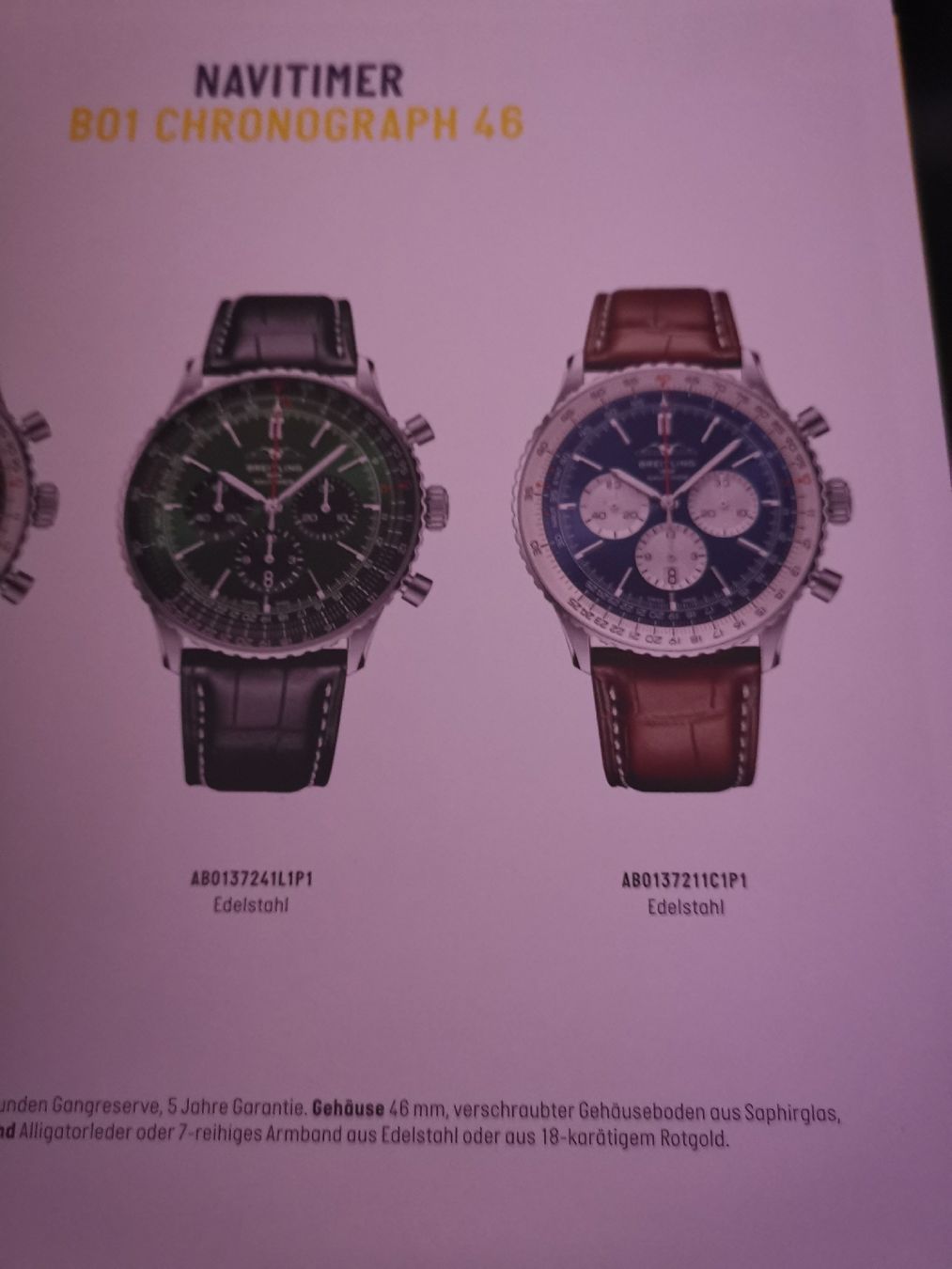 Breitling Orologi: Breitling Katalog 2023-2024 – Nuovo (secondo la descrizione) da Rüti ZH venduto da bleibensiegesund 5