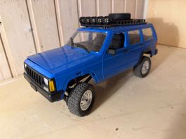 RC Modellauto Jeep Cherokee blau