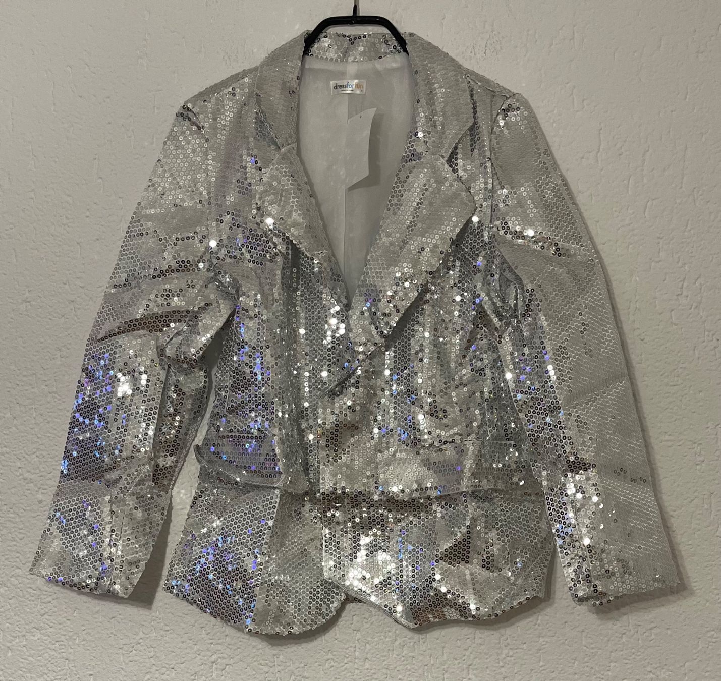 Jacken: Pailletten Blazer, silber Grösse S – Neu und originalverpackt aus Oberegg von MZ_DiesundDas