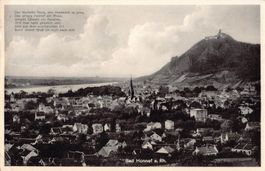Gruss aus BAD HONNEF a. RHEIN - alte Postkarte mit Grusstext