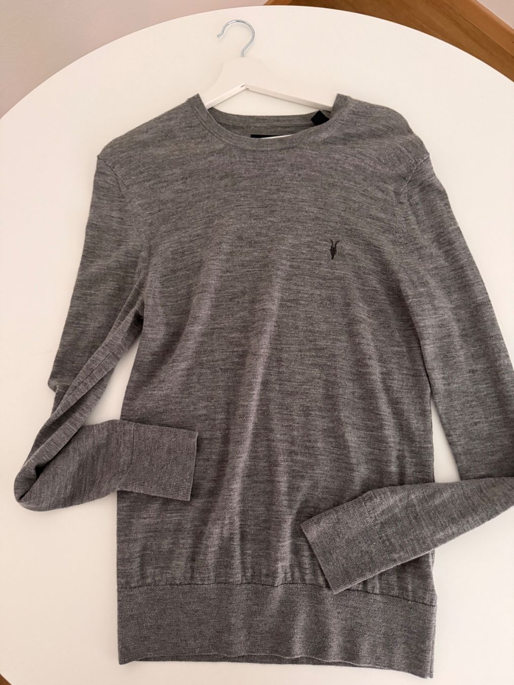Pullover & Sweatshirts: Pullover ALLSAINTS grau Merino Grösse M guter Zustand – Gebraucht aus Luzern von mani032