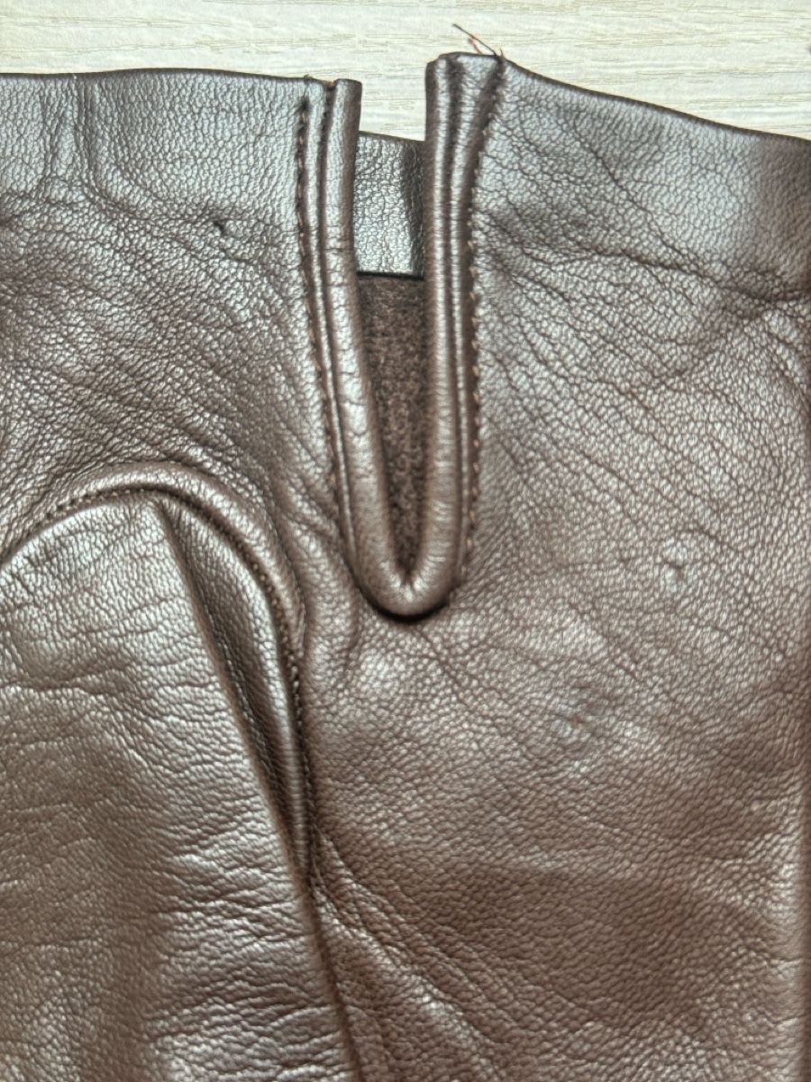 Guanti & manicotti: Gants en cuir veritable marron taille 7 – Nuovo (secondo la descrizione) da Vuippens venduto da Anna_as 5