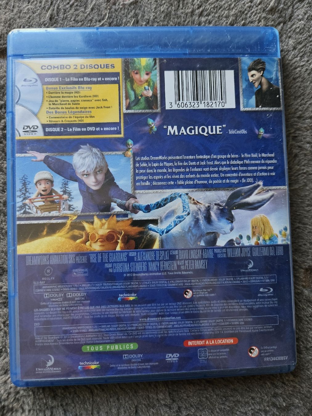 Tutti i DVDs: Blu-ray Les cinq légendes – Usato da La Joux FR venduto da car_ck96 2