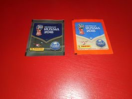 Panini WM Tüten 2 Pack 2018 orginal und Promotüte