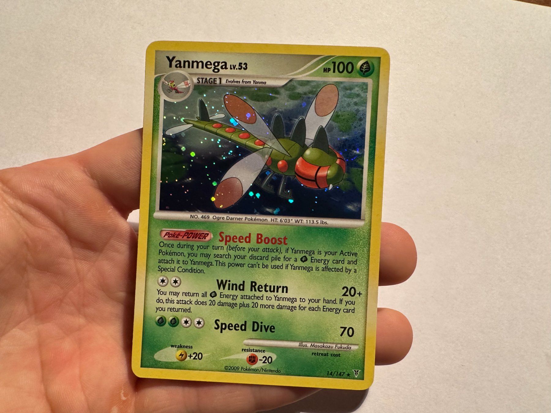 Pokémon Carte collezionabili: Yanmega holo Platinum Supreme Victors EN – Usato da Hagendorn venduto da Pokecollectorch 4