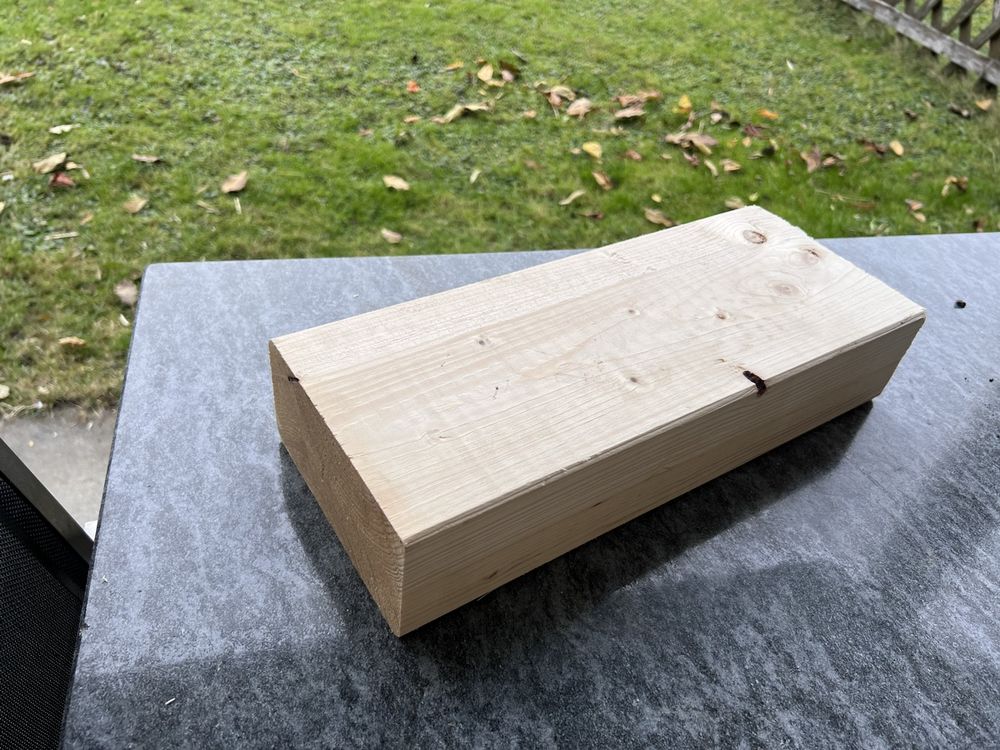 Holzblock für Schraubstock oder Werkbank Unterlage 40x16x8cm