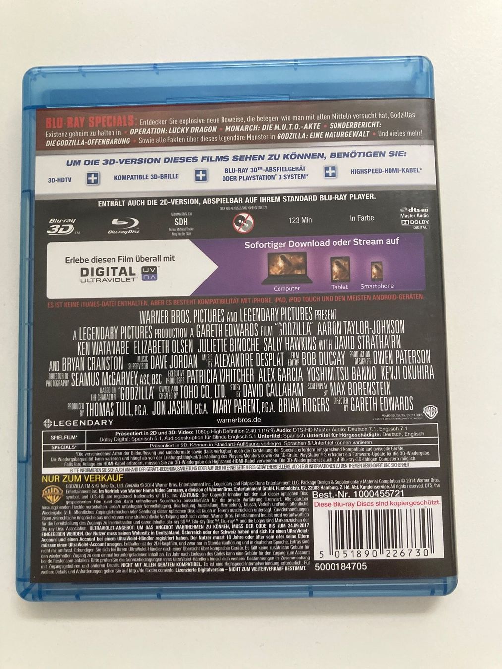 Alle DVDs: Godzilla [3D & Blu-ray] – Gebraucht aus Arbon von Sugofresser 1