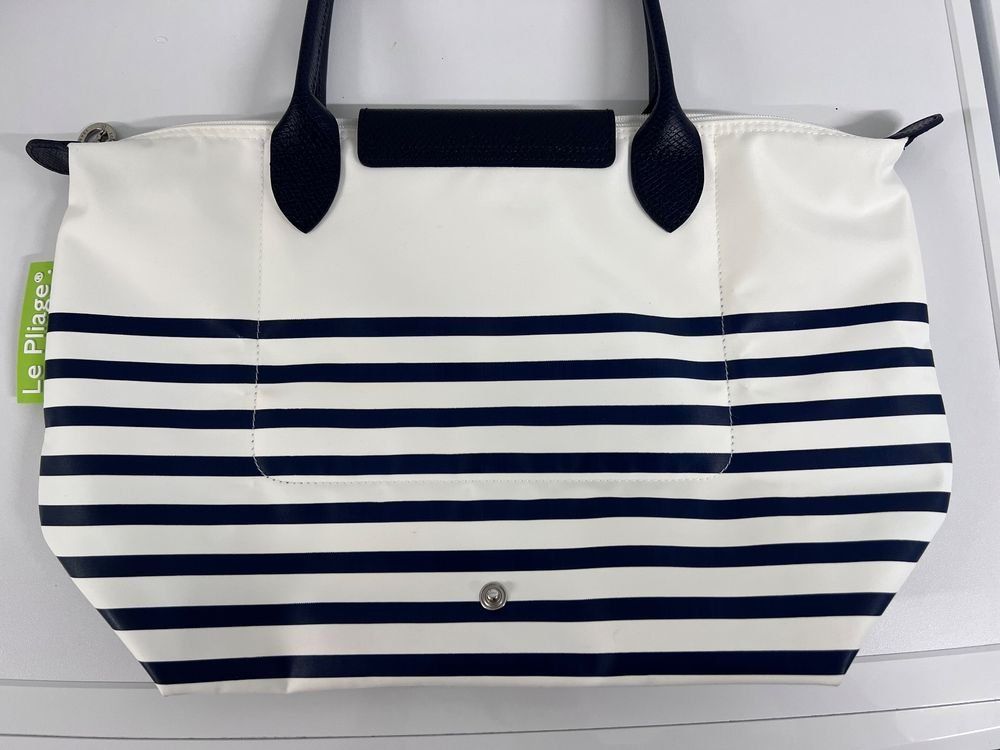 Longchamp Borse da donna: Longchamp Pliage blau/weiss – Usato da Basel venduto da Fehlen 2