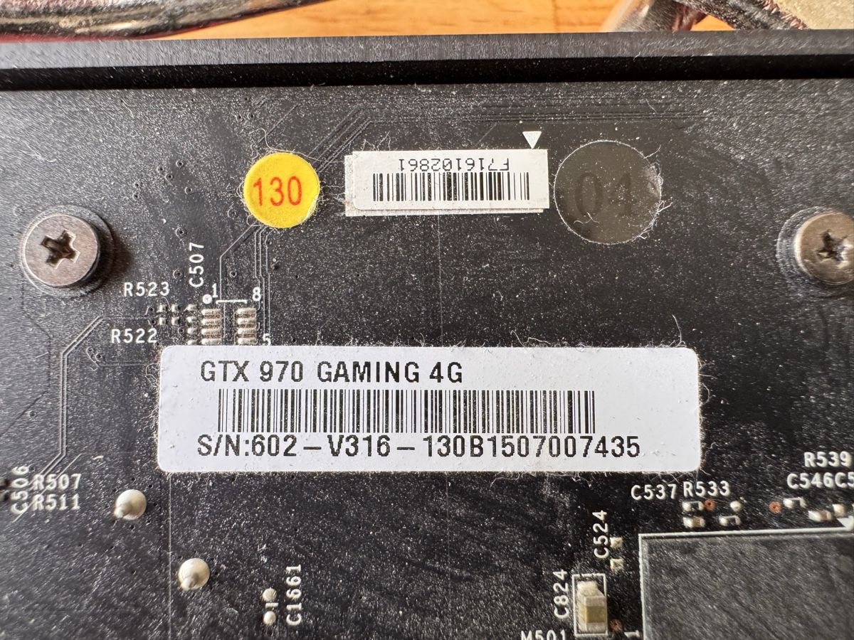 MSI Cartes graphiques: MSI GeForce GTX 970 4 GB – D'occasion à Ebmatingen par ser_8zpp 2